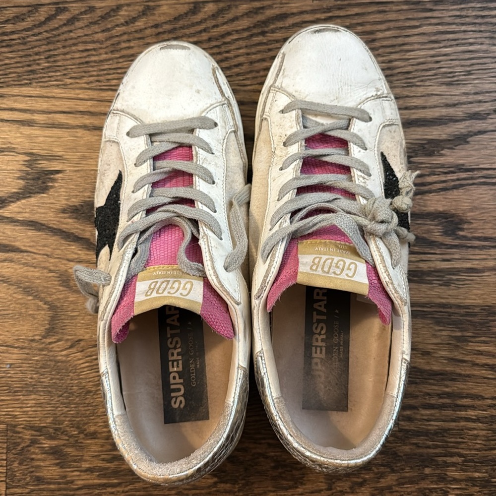 Golden Goose Superstar Sneakers Size 9 - Picture 4 of 9